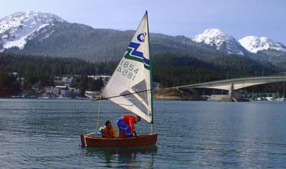 Guppy's first sail